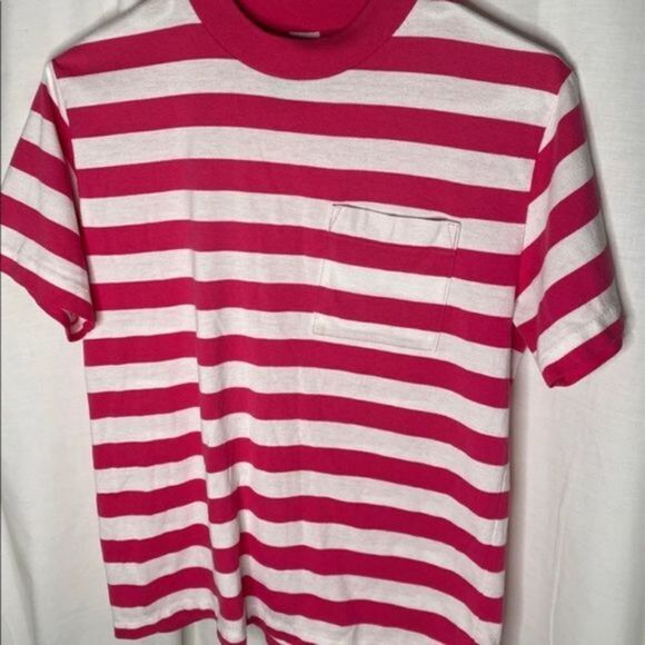 Silver Unicorn Vintage Striped Girls Top - Picture 2 of 3